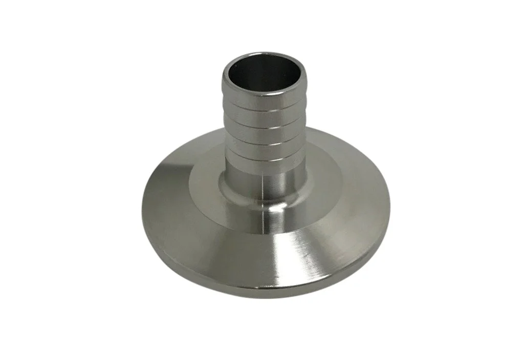 Tri-Clamp 1.5" to Barb 5/8"