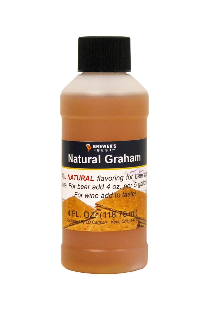 Natural Graham Cracker Flavor Extract 4 oz