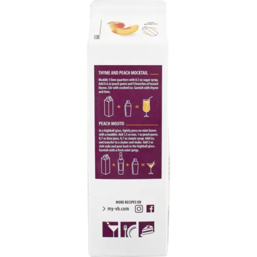 White Peach Puree 33.8 oz (1L) - Image 2
