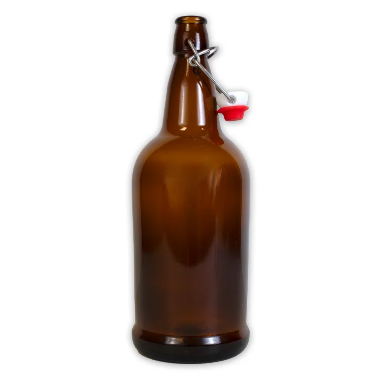 1L Amber Swing Top Bottle - Single