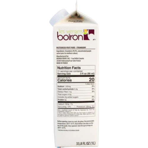 Strawberry Puree 33.8 oz (1L) - Image 2