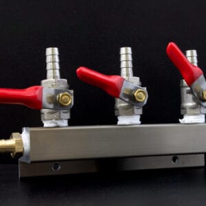 3-Way Gas Manifold Split