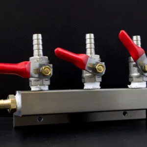 3-Way Gas Manifold Split