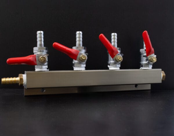 4-Way Gas Manifold Split