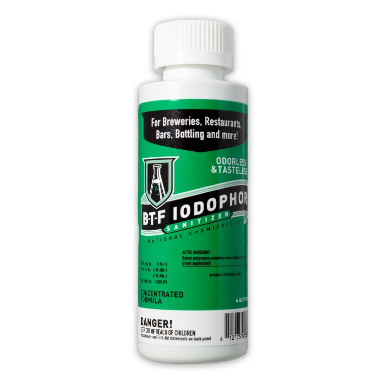 BTF Iodophor - Iodine Sanitizing Solution