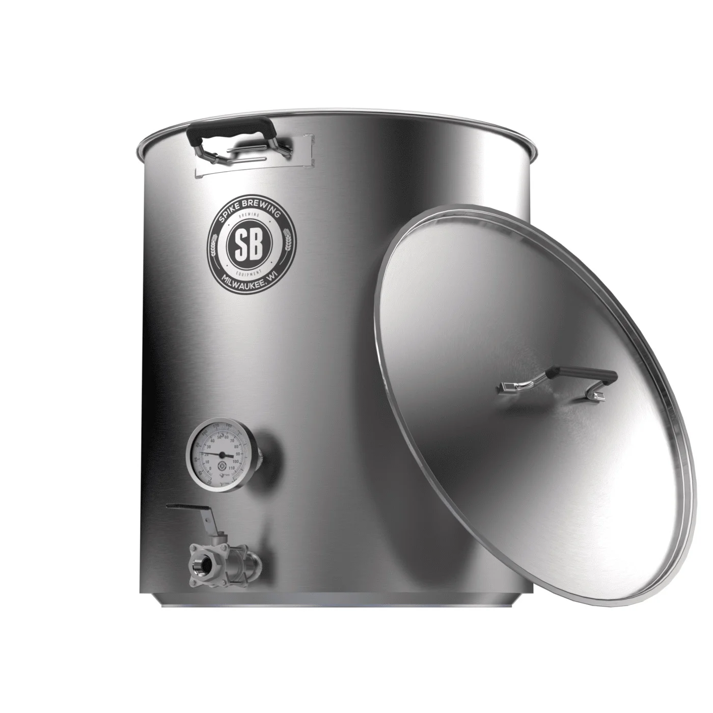 Spike Brewing 10 Gallon Kettle w/ 2 couplers