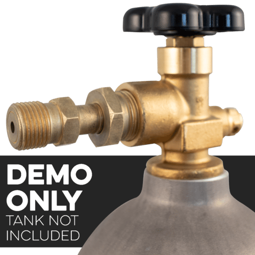 KOMOS® CO2 Regulator to Nitrogen Tank Adapter The Thirsty Quaker