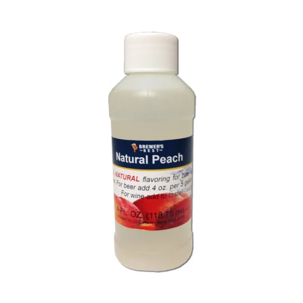 Natural Peach Flavor Extract 4 oz