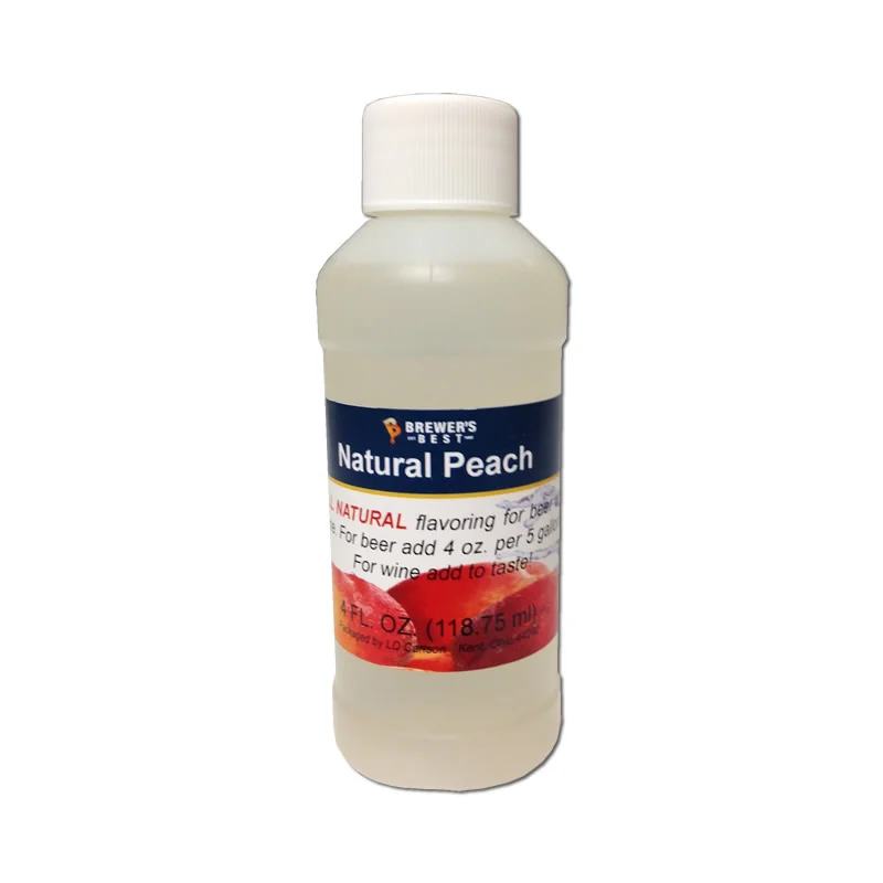 Natural Peach Flavor Extract 4 oz