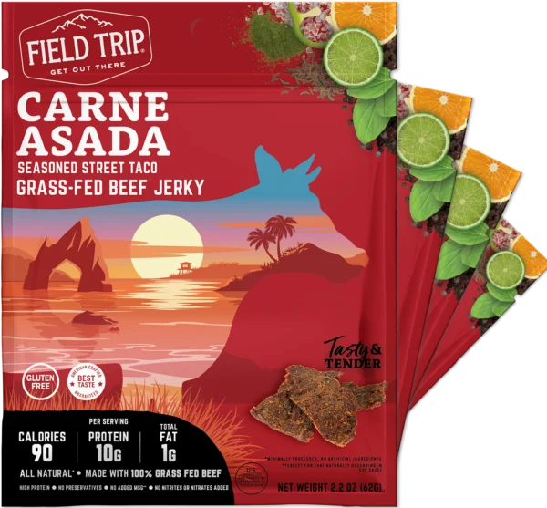 Field Trip Carne Asada Grass-Fed Beef Jerky