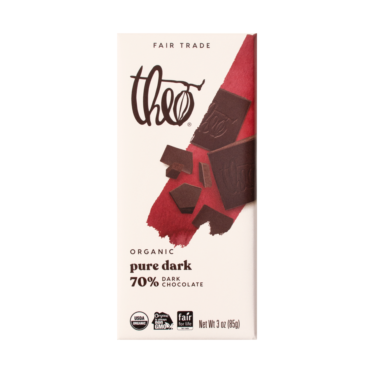 Theo Chocolate 70 Pure Dark The Thirsty Quaker